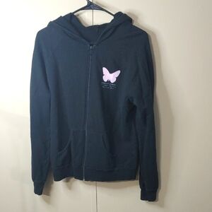 2006 Mariah Carey Tour Black Hooded Jacket